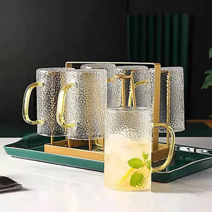 Homecoolen Gold Glass Cup