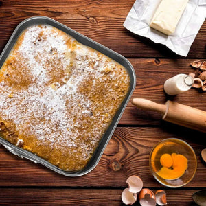 Homecoolen 3-Piece Non-Stick Cheesecake Pan Set - Round, Square &amp; Heart Shapes. 
