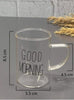 Good Morning Pyrex Glass Mug